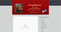 Desktop Screenshot of greghooven.org